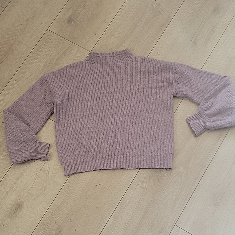 Cozy Pink Rose Sweater